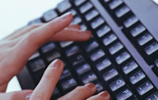 ネットをする人